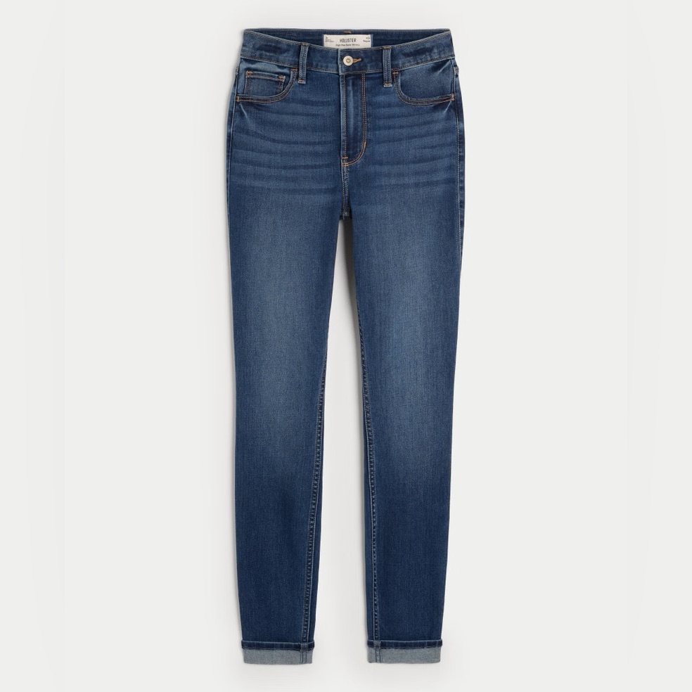 Hollister Women’s Dark High Rise Super Skinny Classic Stretch Size 3r